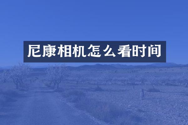 尼康相机怎么看时间