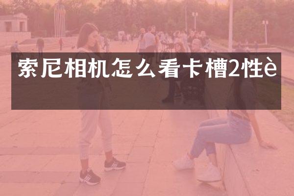 索尼相机怎么看卡槽2性能