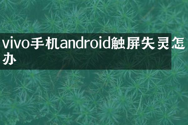 vivo手机android触屏失灵怎么办