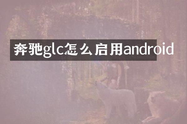奔驰glc怎么启用android