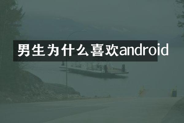 男生为什么喜欢android