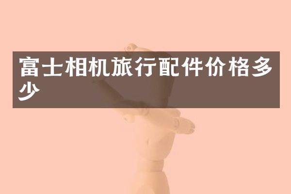 富士相机旅行配件价格多少