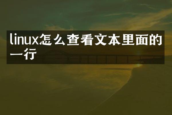 linux怎么查看文本里面的哪一行