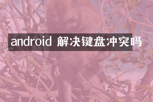 android 解决键盘冲突吗