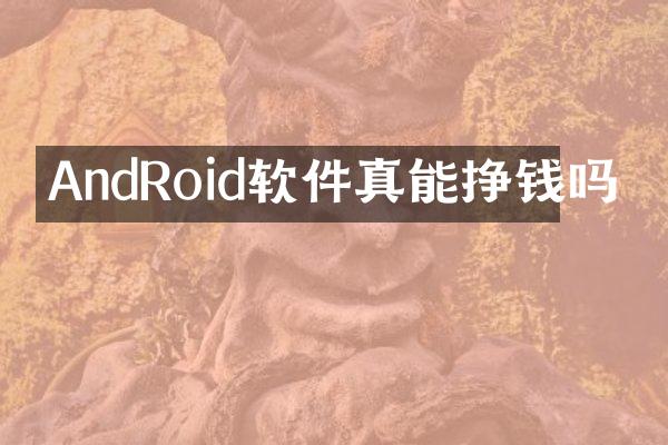 AndRoid软件真能挣钱吗