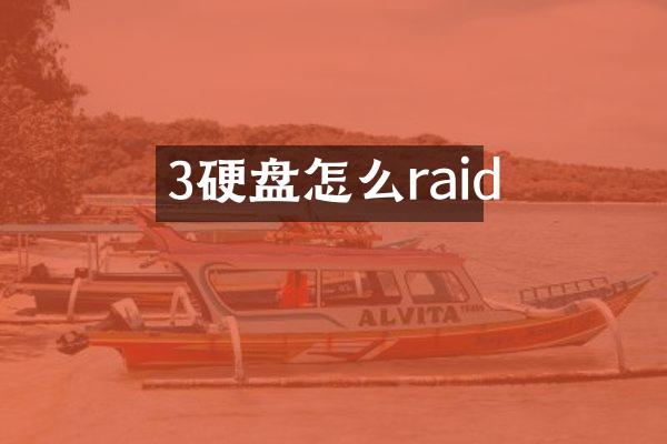 3硬盘怎么raid