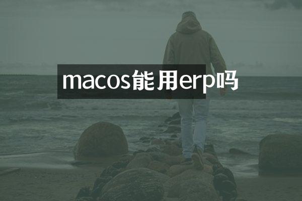 macos能用erp吗