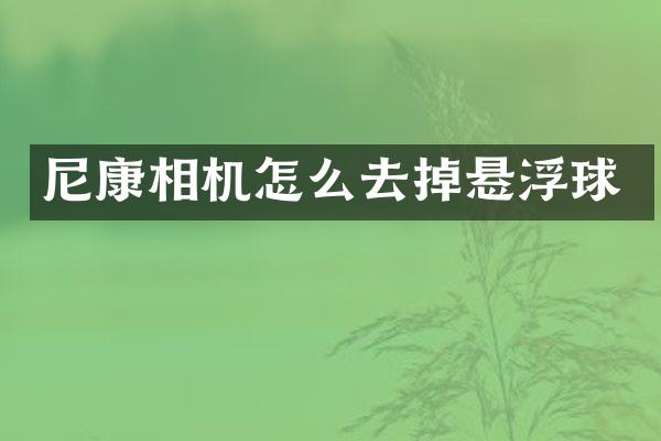 尼康相机怎么去掉悬浮球