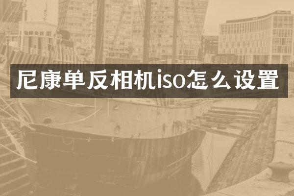 尼康单反相机iso怎么设置