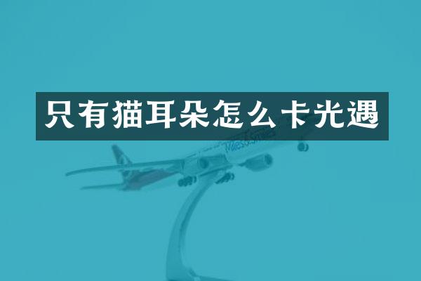 只有猫耳朵怎么卡光遇