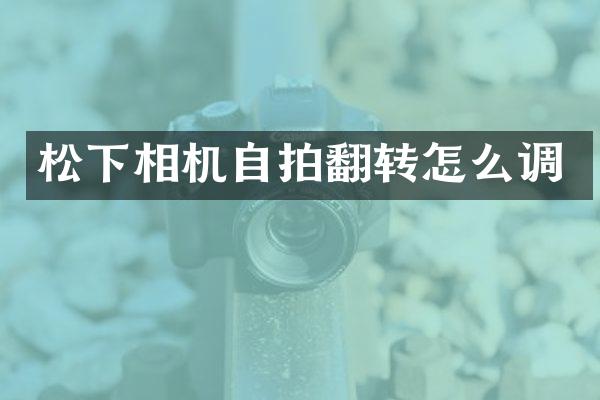 松下相机自拍翻转怎么调