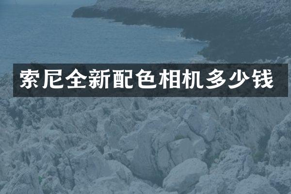 索尼全新配色相机多少钱