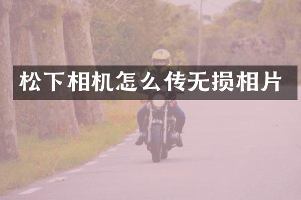 松下相机怎么传无损相片