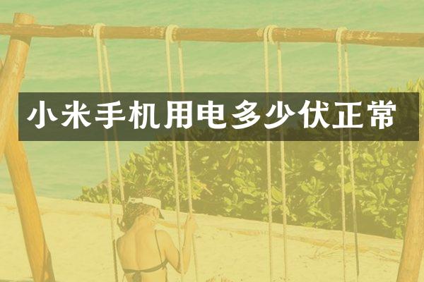 小米手机用电多少伏正常