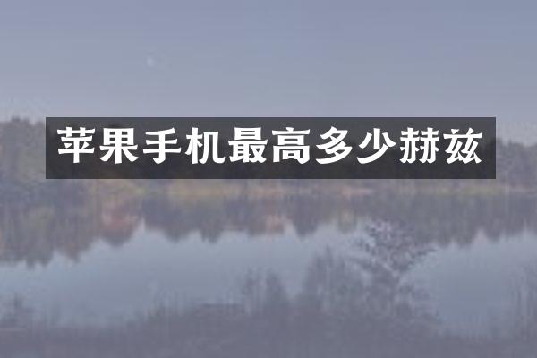苹果手机最高多少赫兹