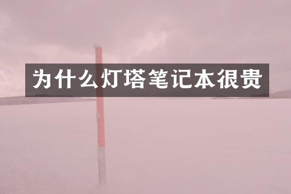 为什么灯塔笔记本很贵