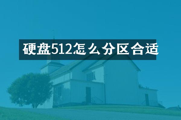 硬盘512怎么分区合适