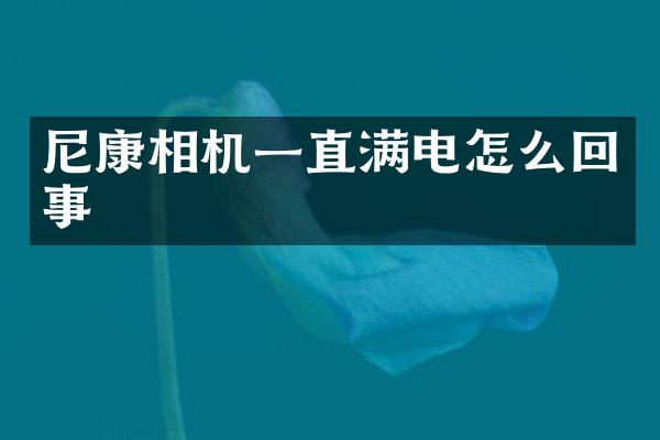 尼康相机一直满电怎么回事