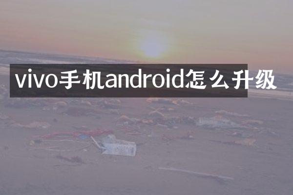 vivo手机android怎么升级