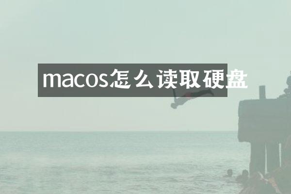 macos怎么读取硬盘