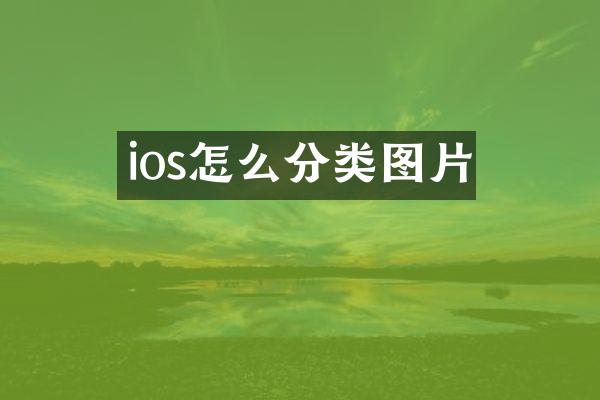 ios怎么分类图片