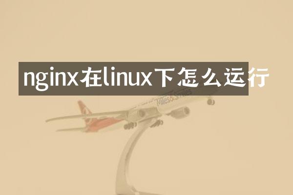 nginx在linux下怎么运行