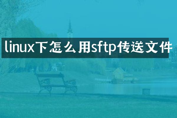 linux下怎么用sftp传送文件