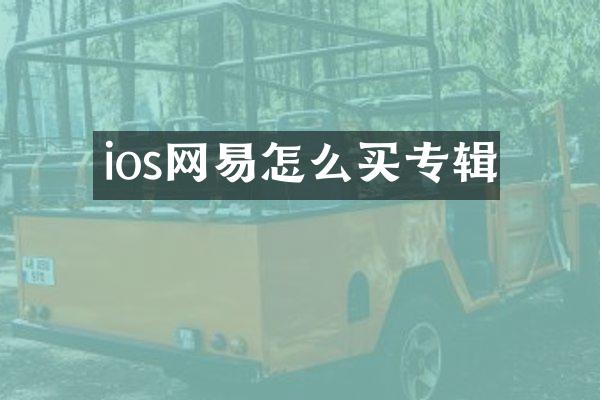 ios网易怎么买专辑