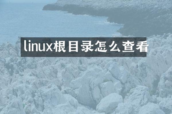 linux根目录怎么查看