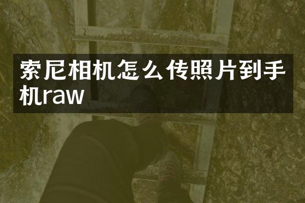 索尼相机怎么传照片到手机raw