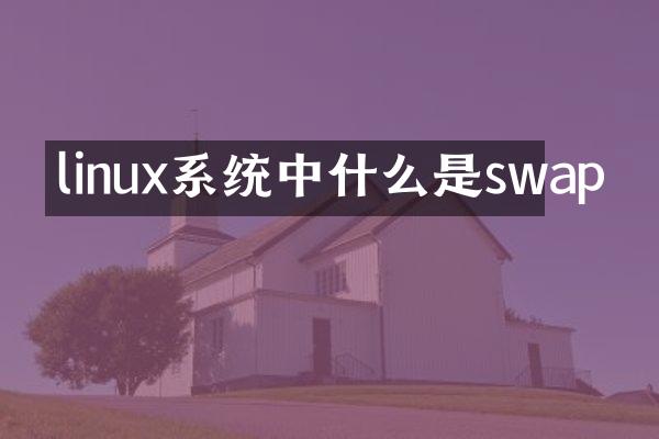 linux系统中什么是swap