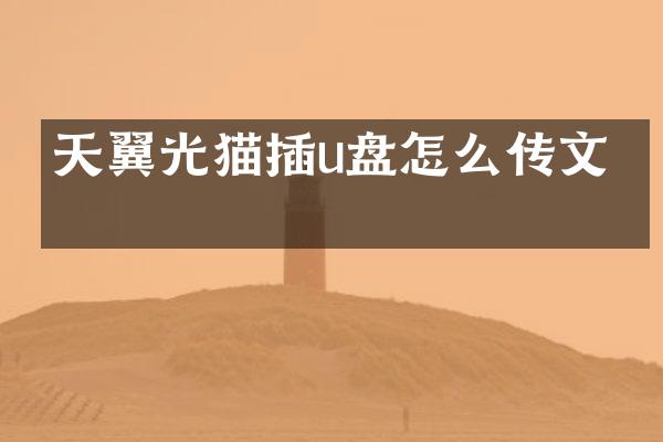 天翼光猫插u盘怎么传文件