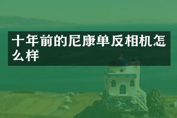 十年前的尼康单反相机怎么样