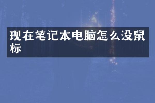 现在笔记本电脑怎么没鼠标