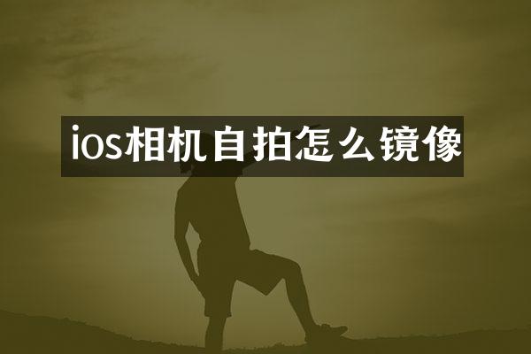 ios相机自拍怎么镜像