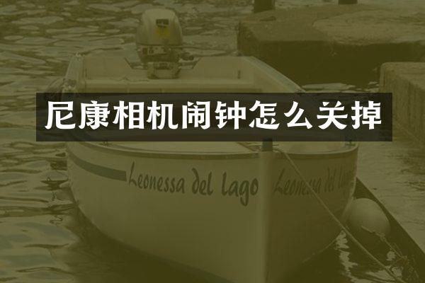 尼康相机闹钟怎么关掉