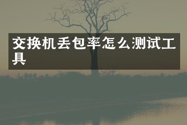 交换机丢包率怎么测试工具