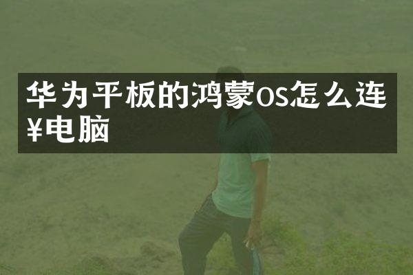 华为平板的鸿蒙os怎么连接电脑