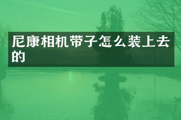 尼康相机带子怎么装上去的