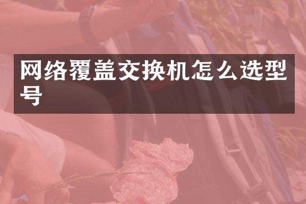 网络覆盖交换机怎么选型号