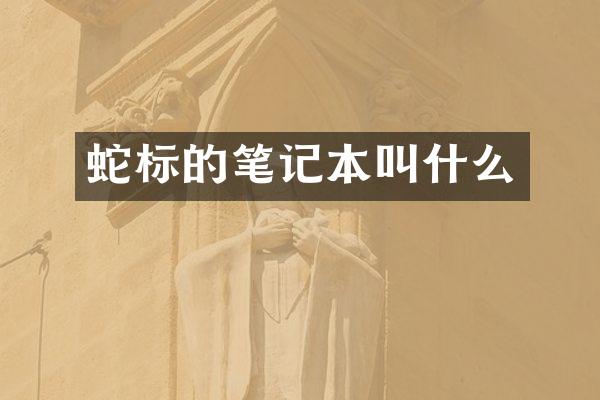 蛇标的笔记本叫什么