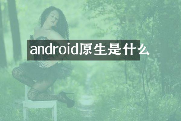android原生是什么