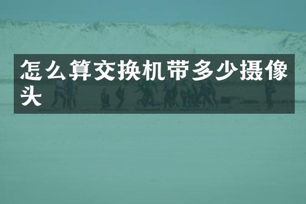 怎么算交换机带多少摄像头