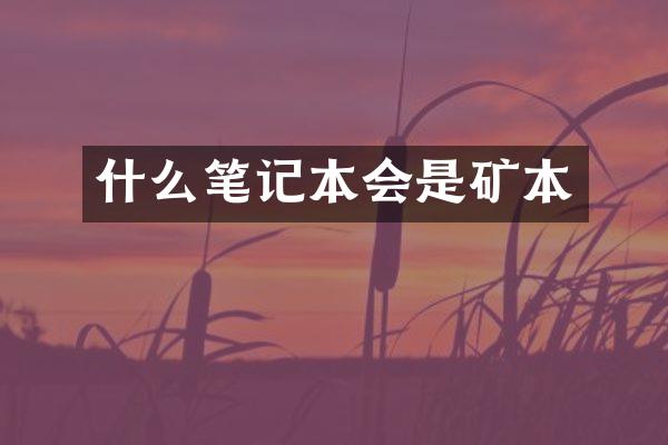 什么笔记本会是矿本