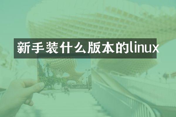 新手装什么版本的linux