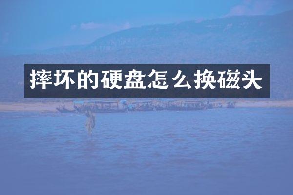 摔坏的硬盘怎么换磁头