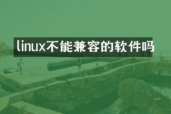 linux不能兼容的软件吗
