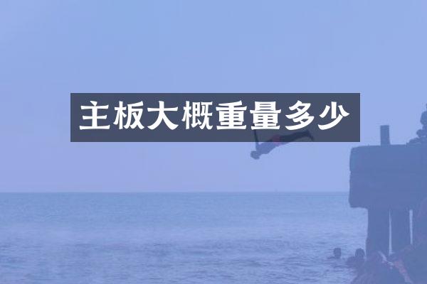 主板大概重量多少