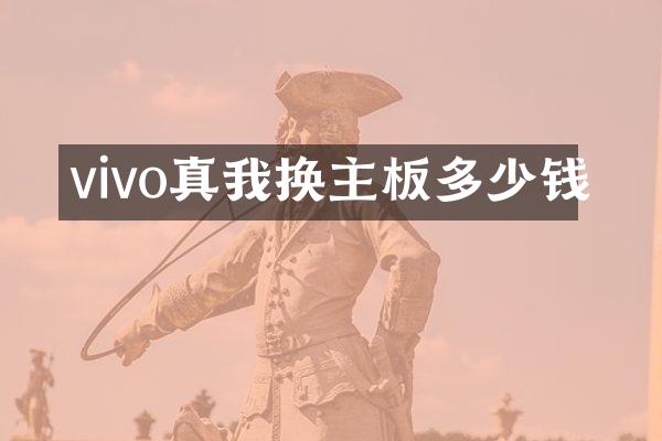 vivo真我换主板多少钱