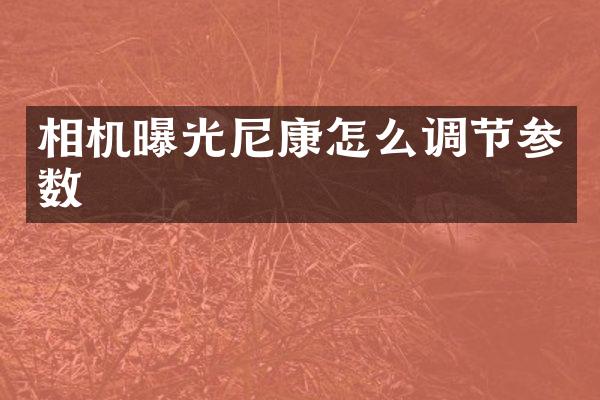 相机曝光尼康怎么调节参数